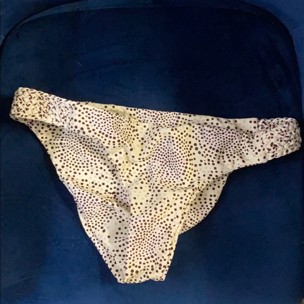 citrine patterned bikini bottoms